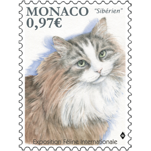 CATS ON STAMPS: The Siberian Forest Cat