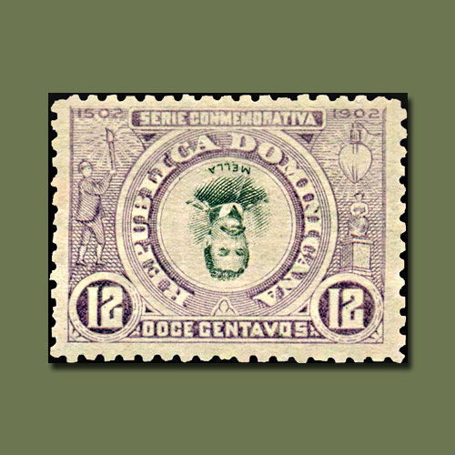 ERRORS ON STAMPS-inverted center