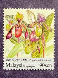 ORCHIDS ON STAMPS