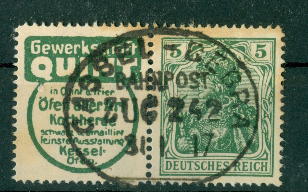 ADVERTISING ON STAMPS